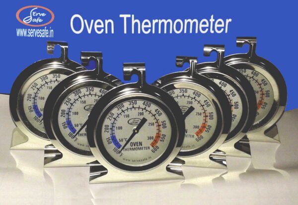 ServeSafe Oven Thermometer 50 mm Ø for Correct cooking temperatures
